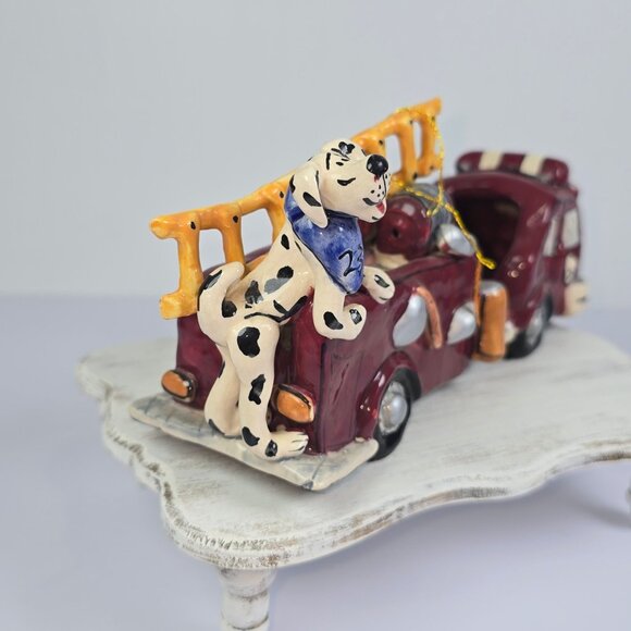 Blue Sky Clayworks #23 Heroes Brigade Firetruck Dalmatian by Heather Goldminc - Picture 6 of 8